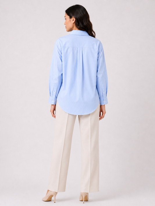 Sky blue shirt