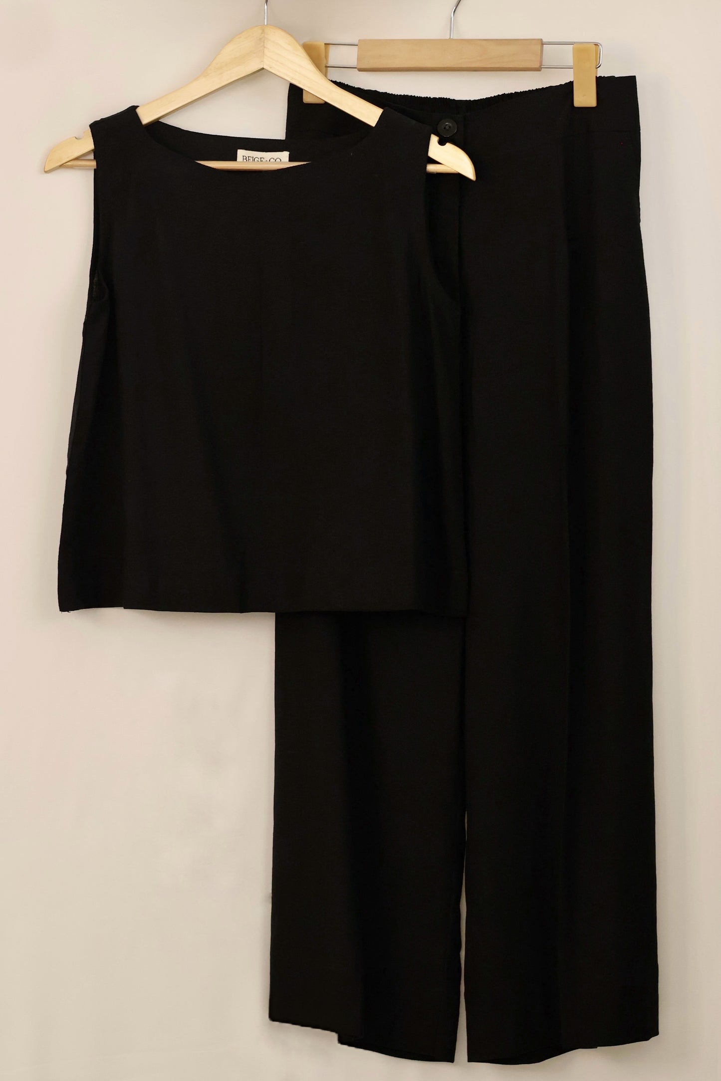 Black Linen co-ord set