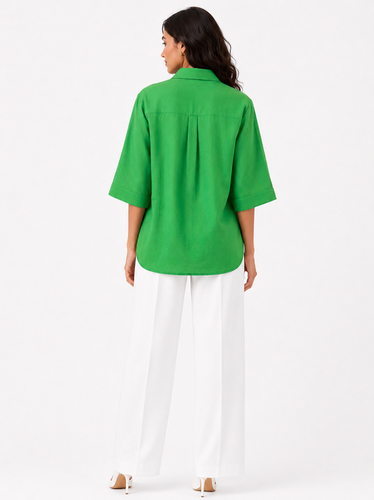 Green shirt
