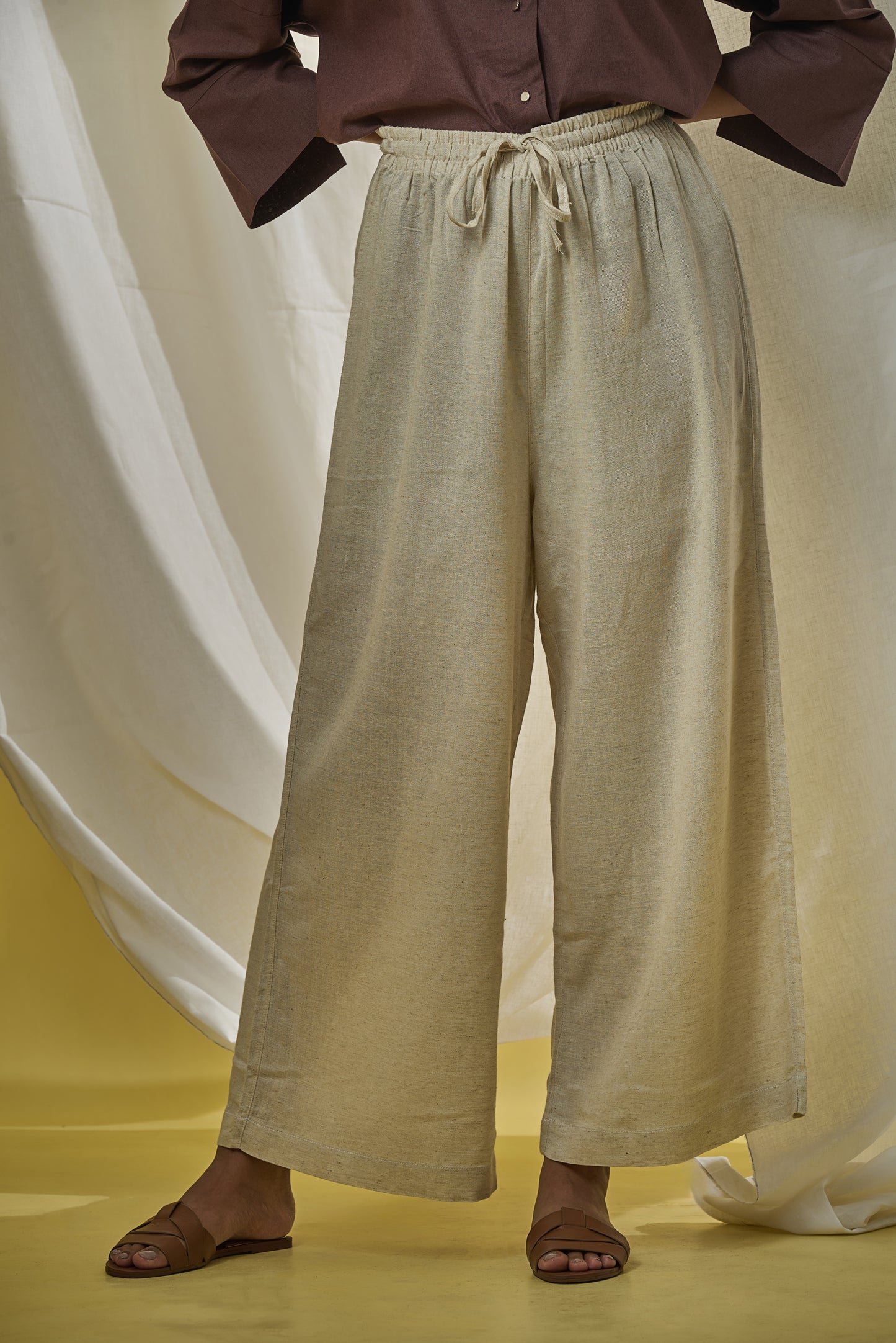 Oat Milk Linen Pant