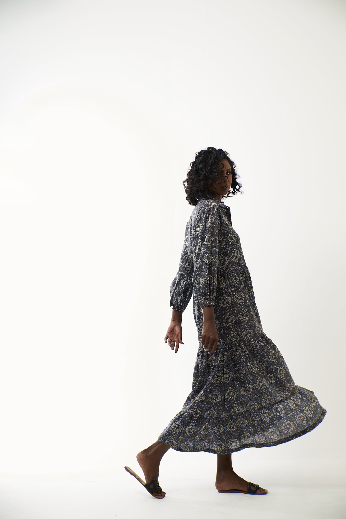 Printed Ash Dress