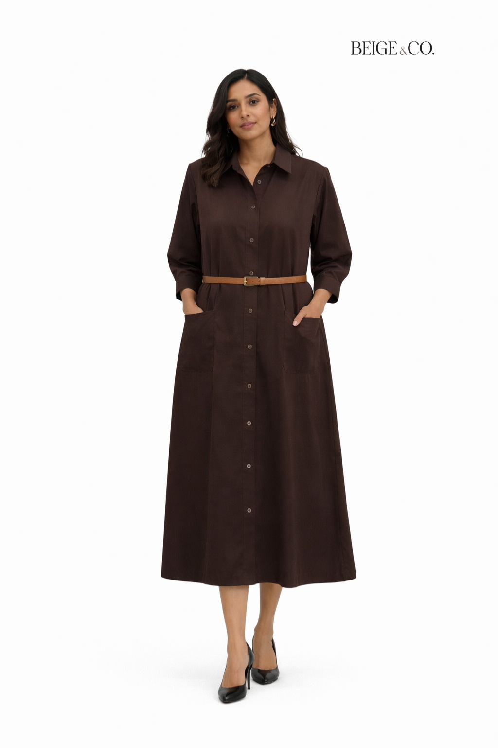 Mocha Flow Dress