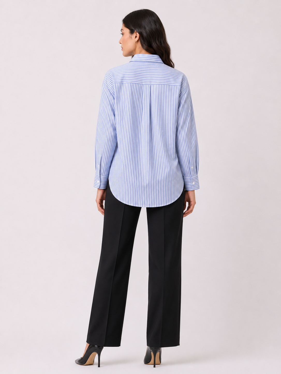 Sky blue stripe shirt