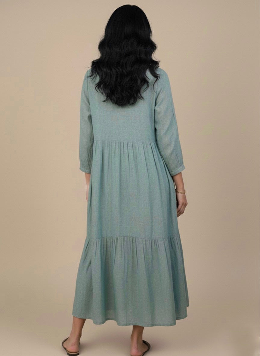 Linen Midi Dress