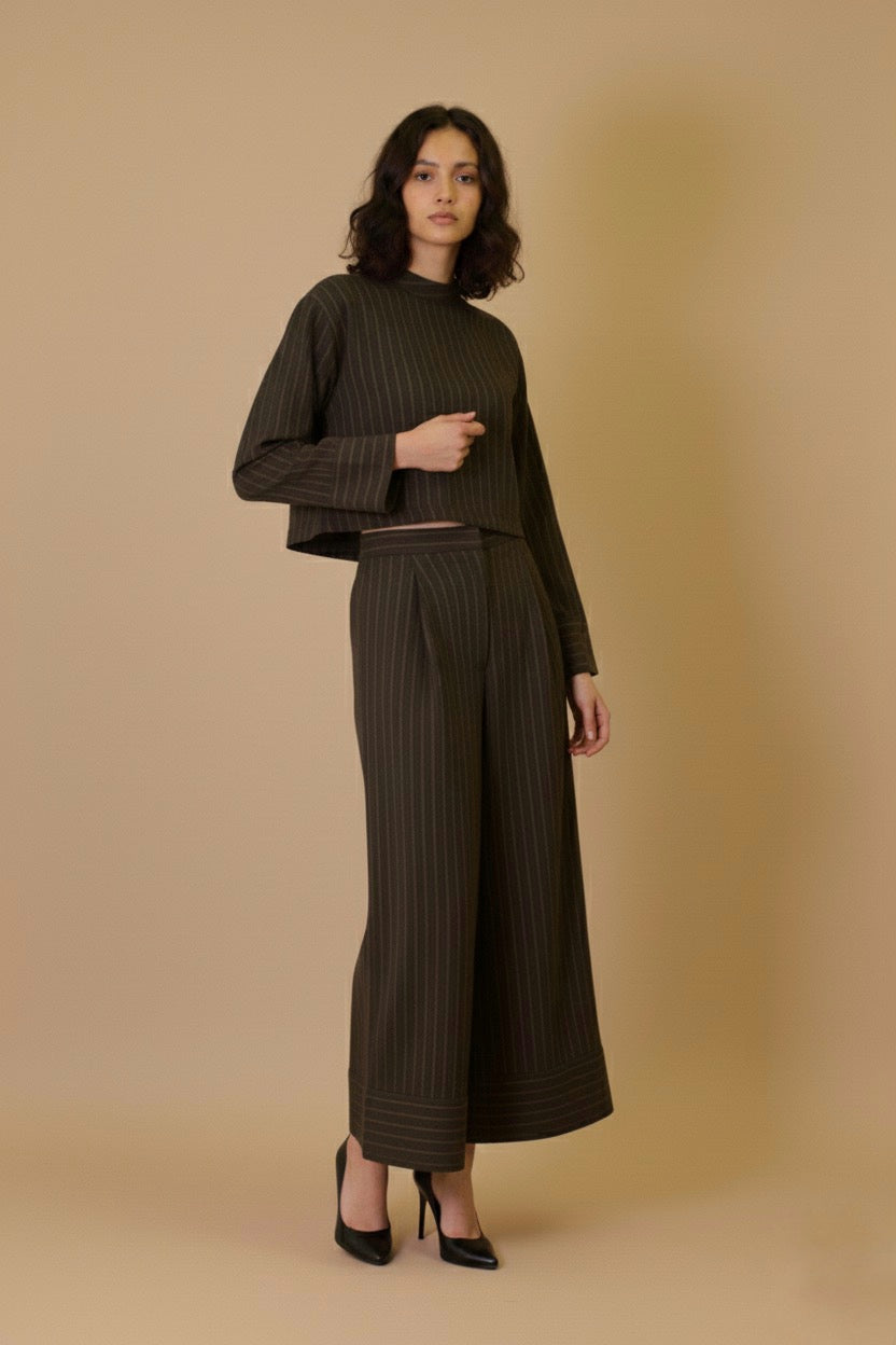 Stripped cotton co-ord