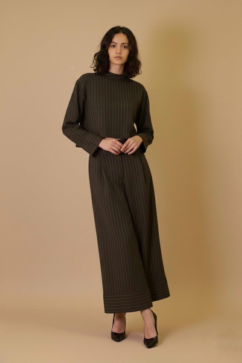 Stripped cotton co-ord