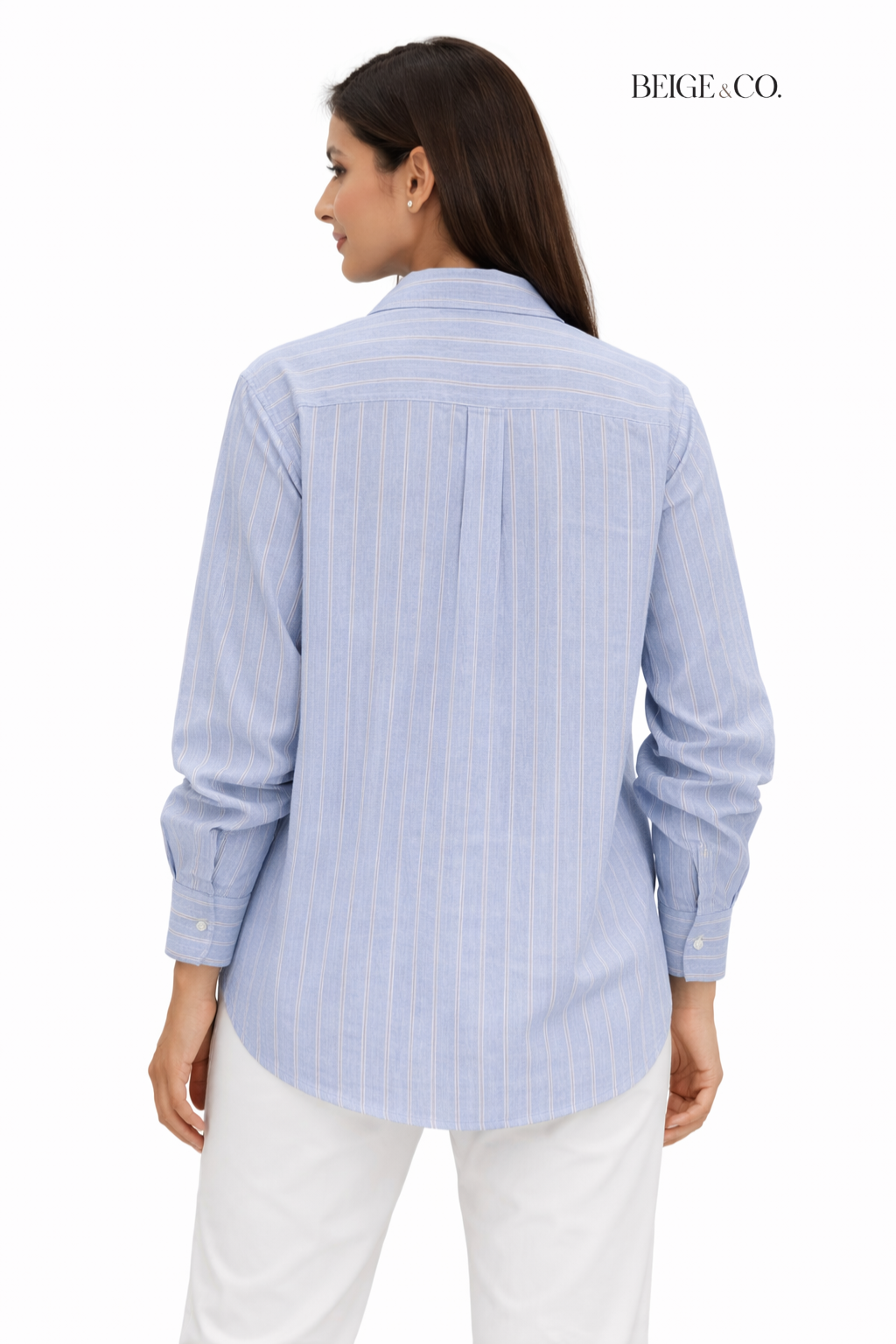 Blue stripe shirt