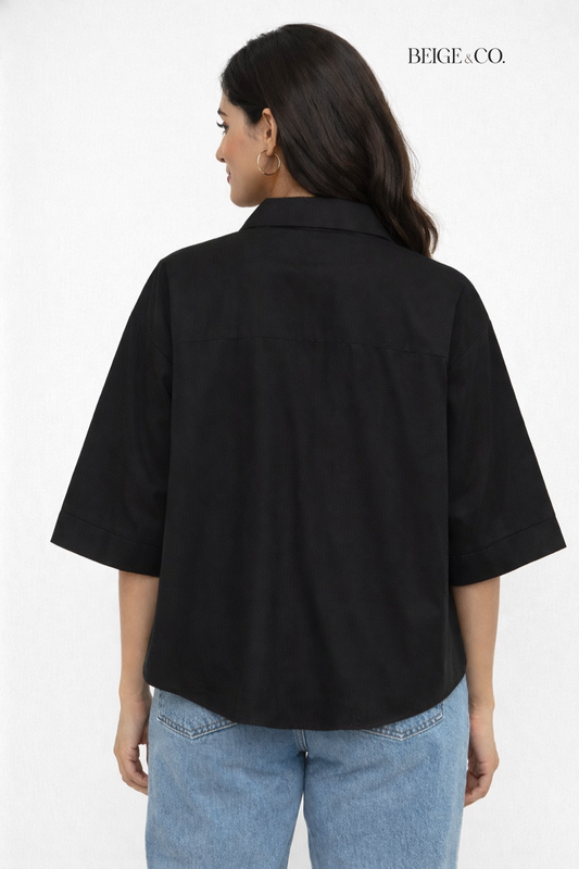 Black Essential Top