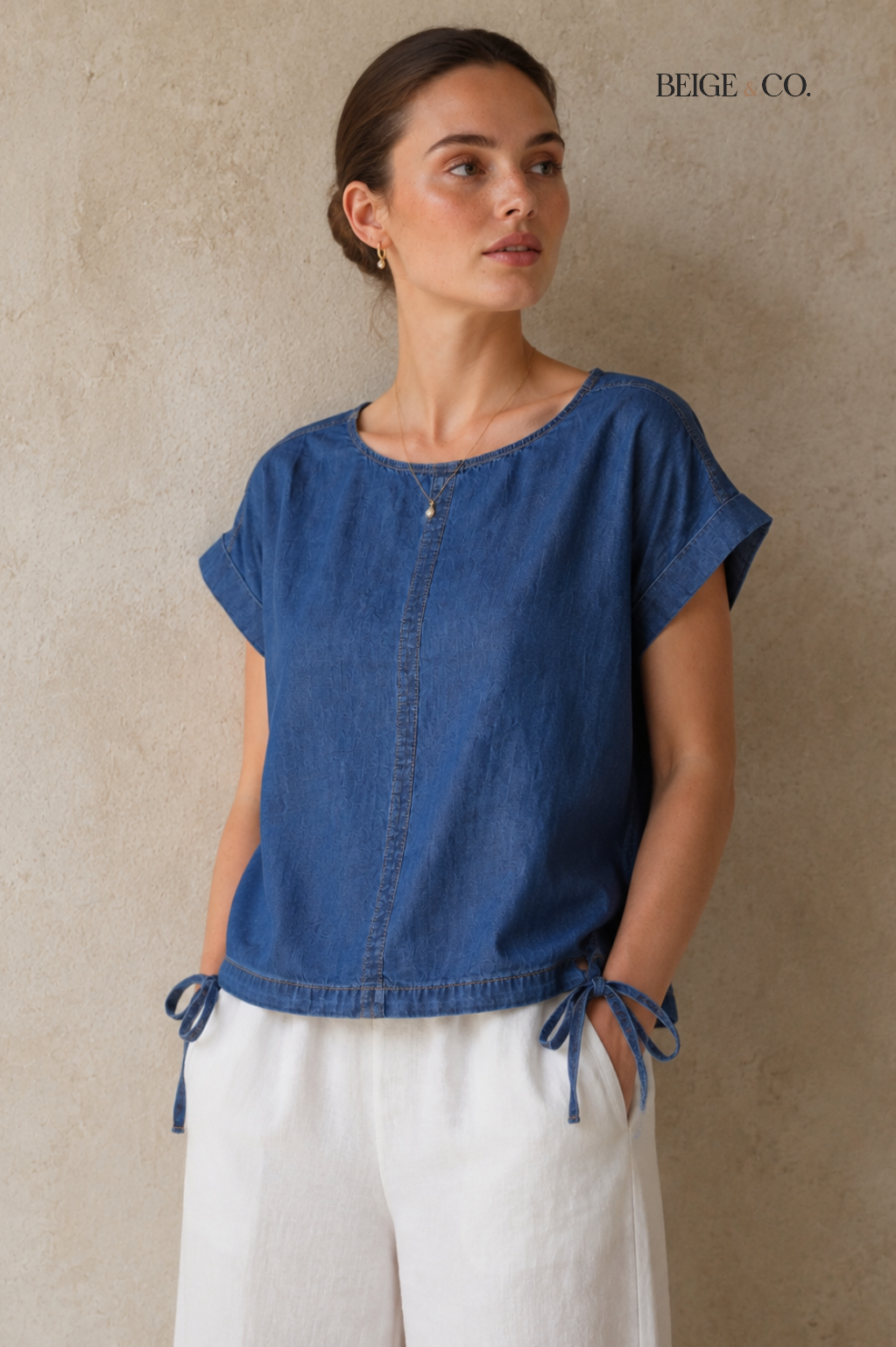 Soft Denim Top