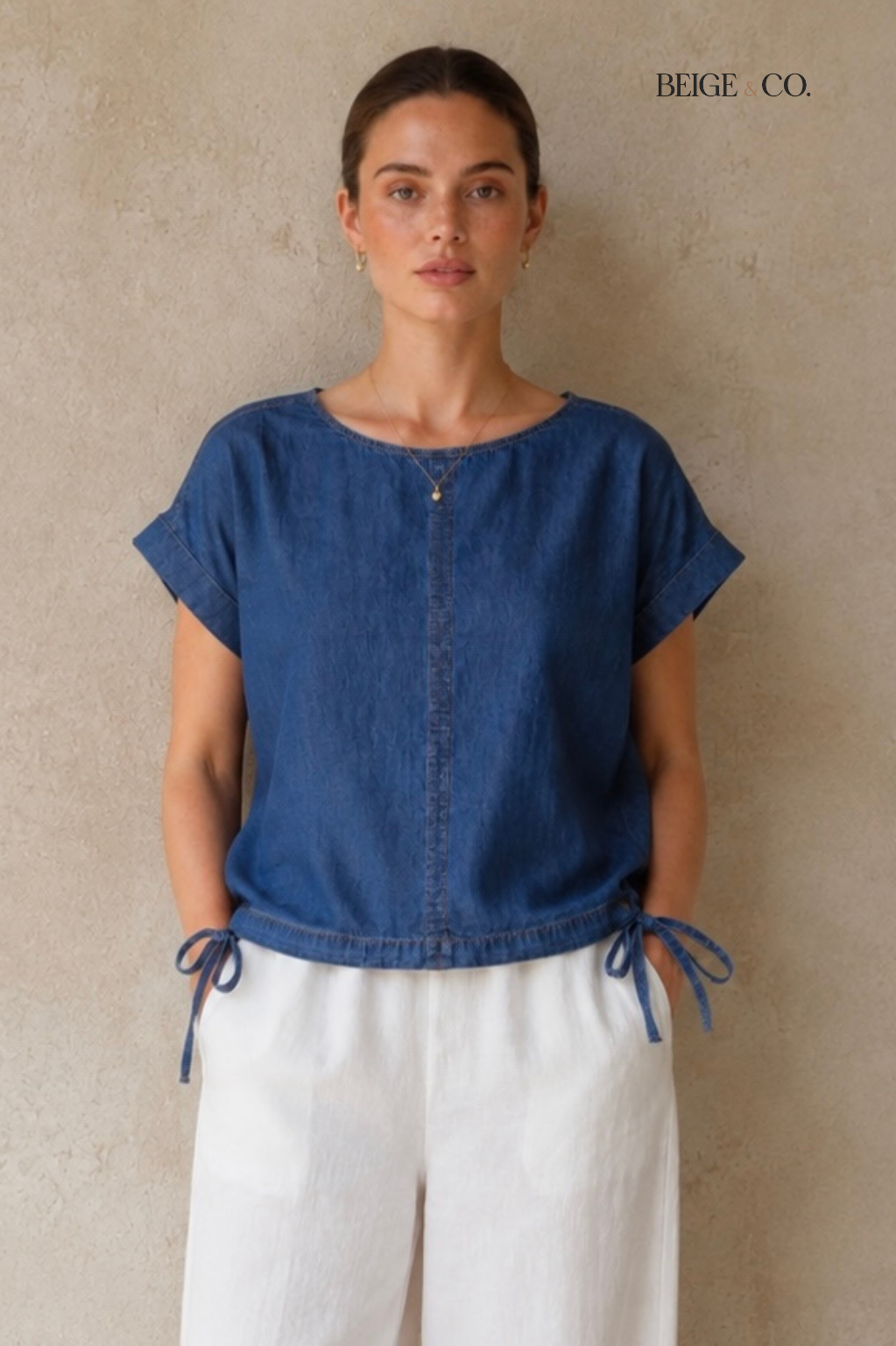 Soft Denim Top